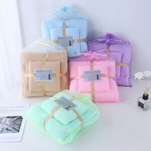 2in1 Skin-friendly and Breathable Coral Velvet Bath Towel