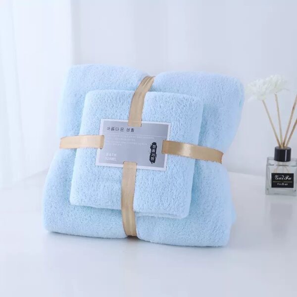 2in1 Skin-friendly and Breathable Coral Velvet Bath Towel