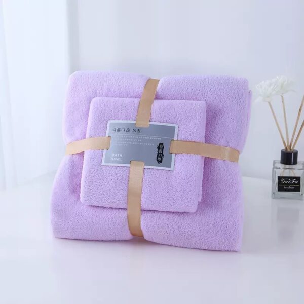 2in1 Skin-friendly and Breathable Coral Velvet Bath Towel