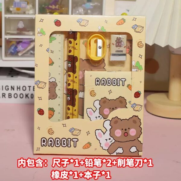 6pcs kids Stationery gift set