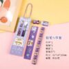 Pencil and eraser set